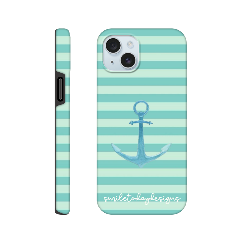 Anchor Stripes Phone Case