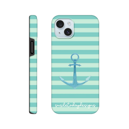 Anchor Stripes Phone Case